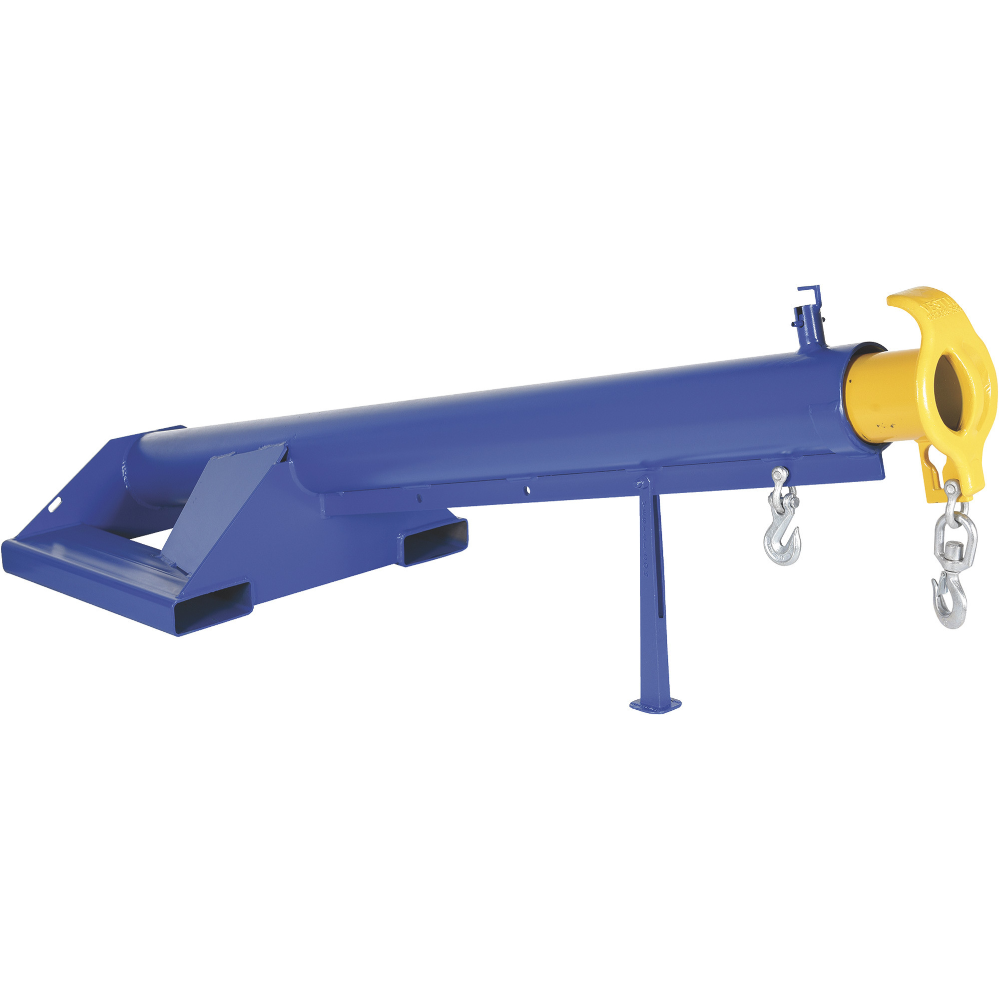 Vestil Lift Master Telescoping Fixed Fork Truck Boom - 15° Angle, 32in.H, Extends to 147in., 4,000-Lb. Capacity, Model# LM-F15-4-24